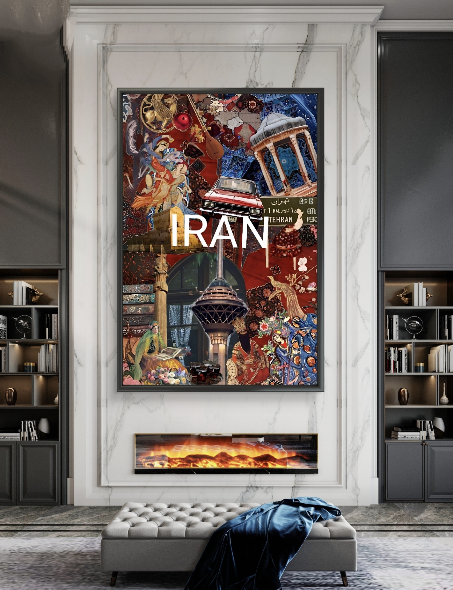  تابلو عکس ایران کد 2884 