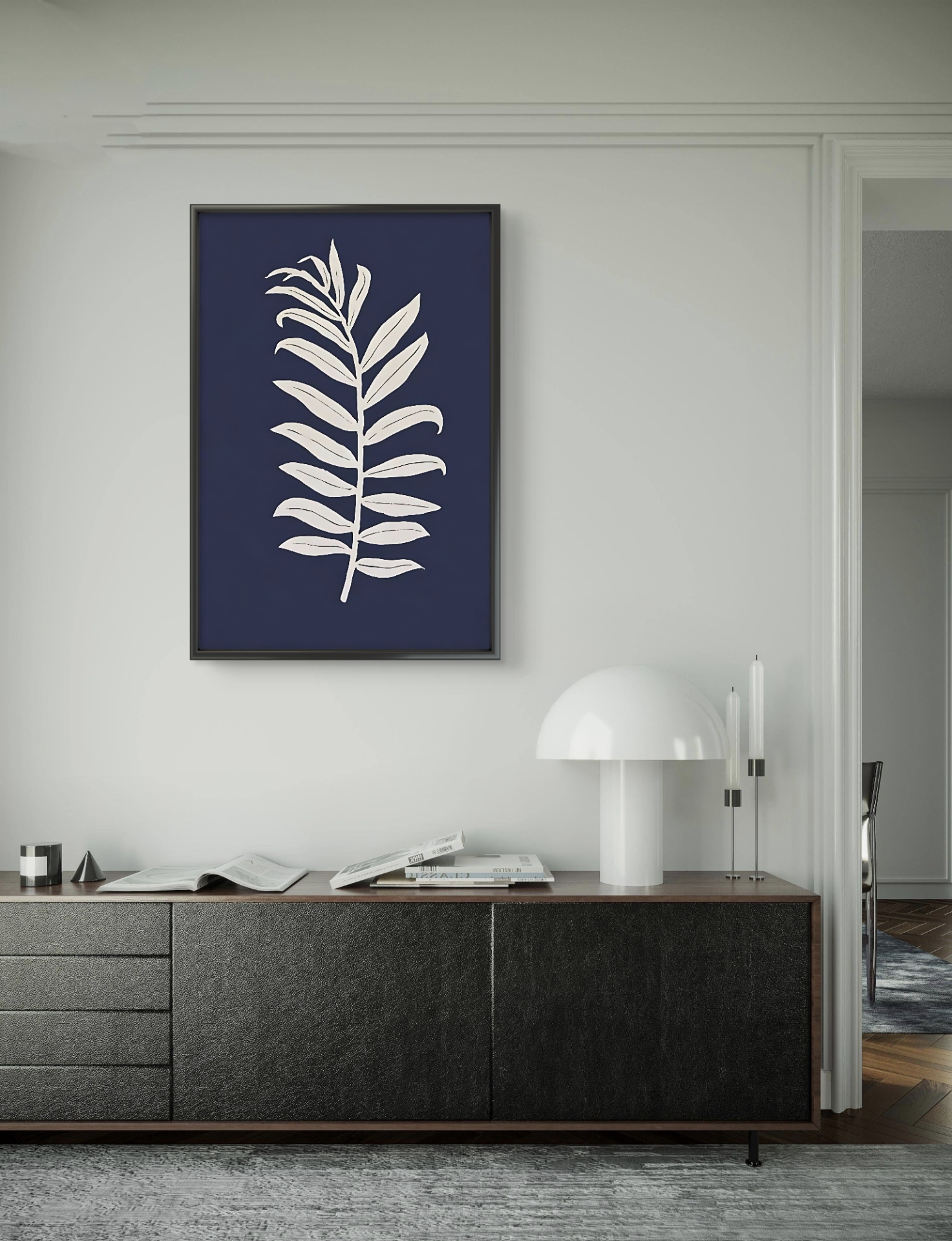  تابلو عکس برگ مدرن کد 2863 