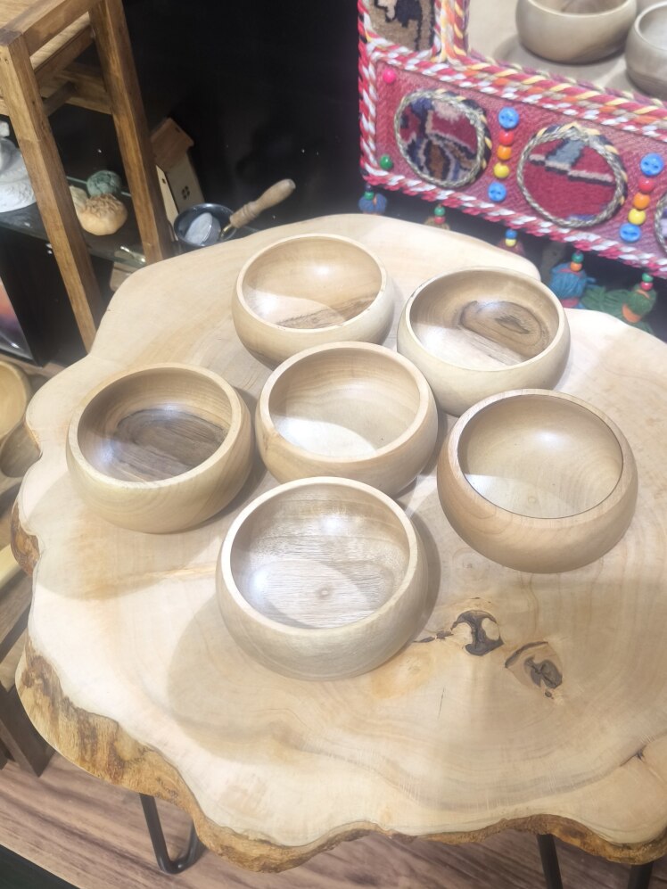 آجیل خوری قطر 10 چوب گردو کد 19