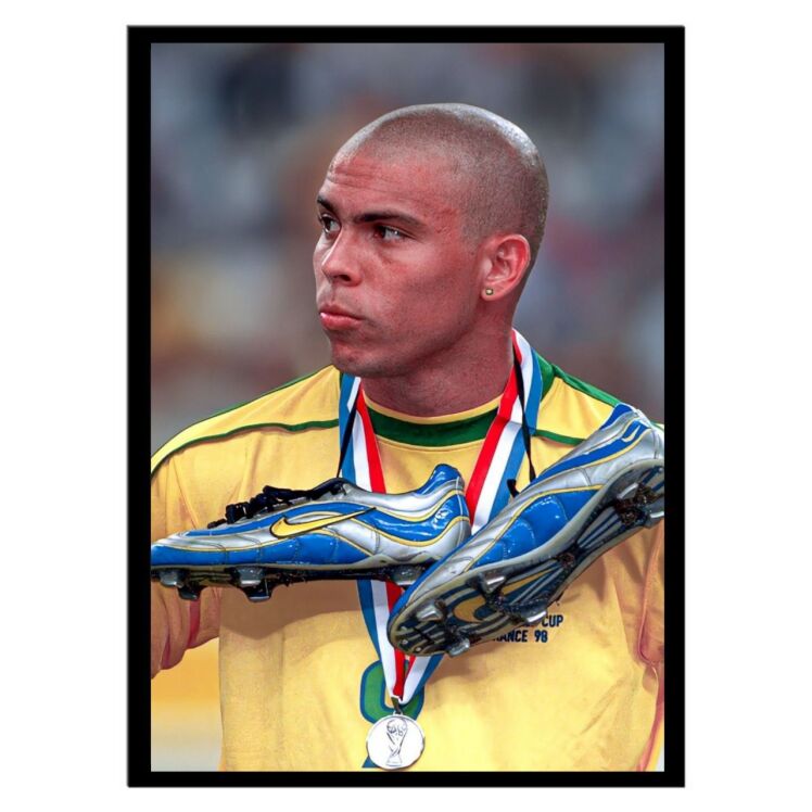 تابلو عکس فوتبالی رونالدو برزیلی کد 2844