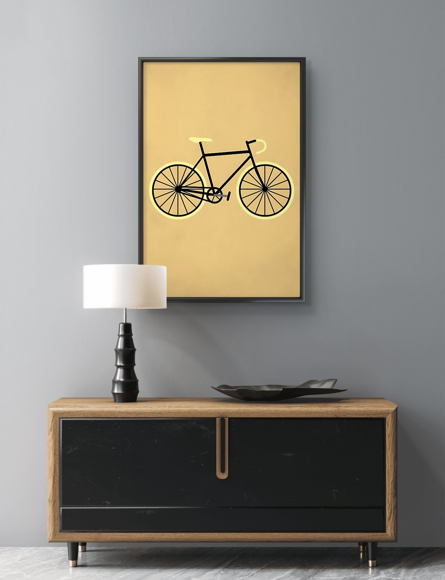  تابلو عکس دوچرخه مدرن کد 2862 