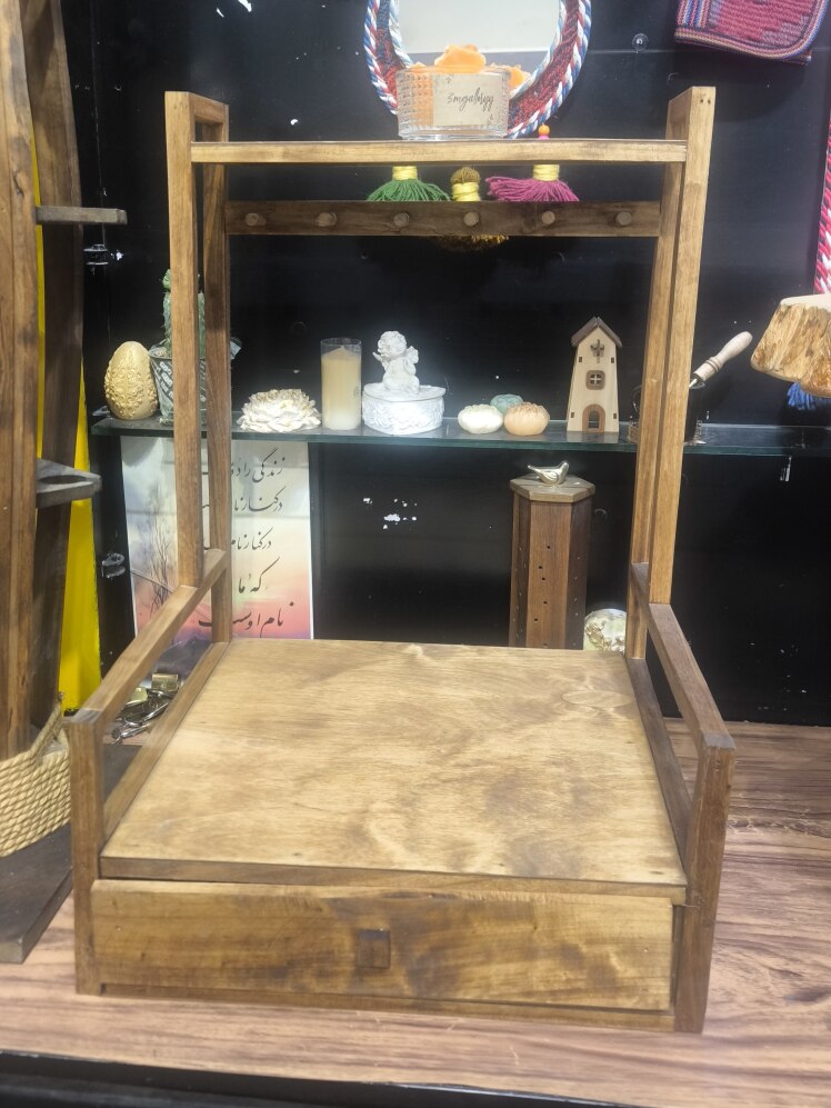 جا قهوه ساز چوب گردو کد 48