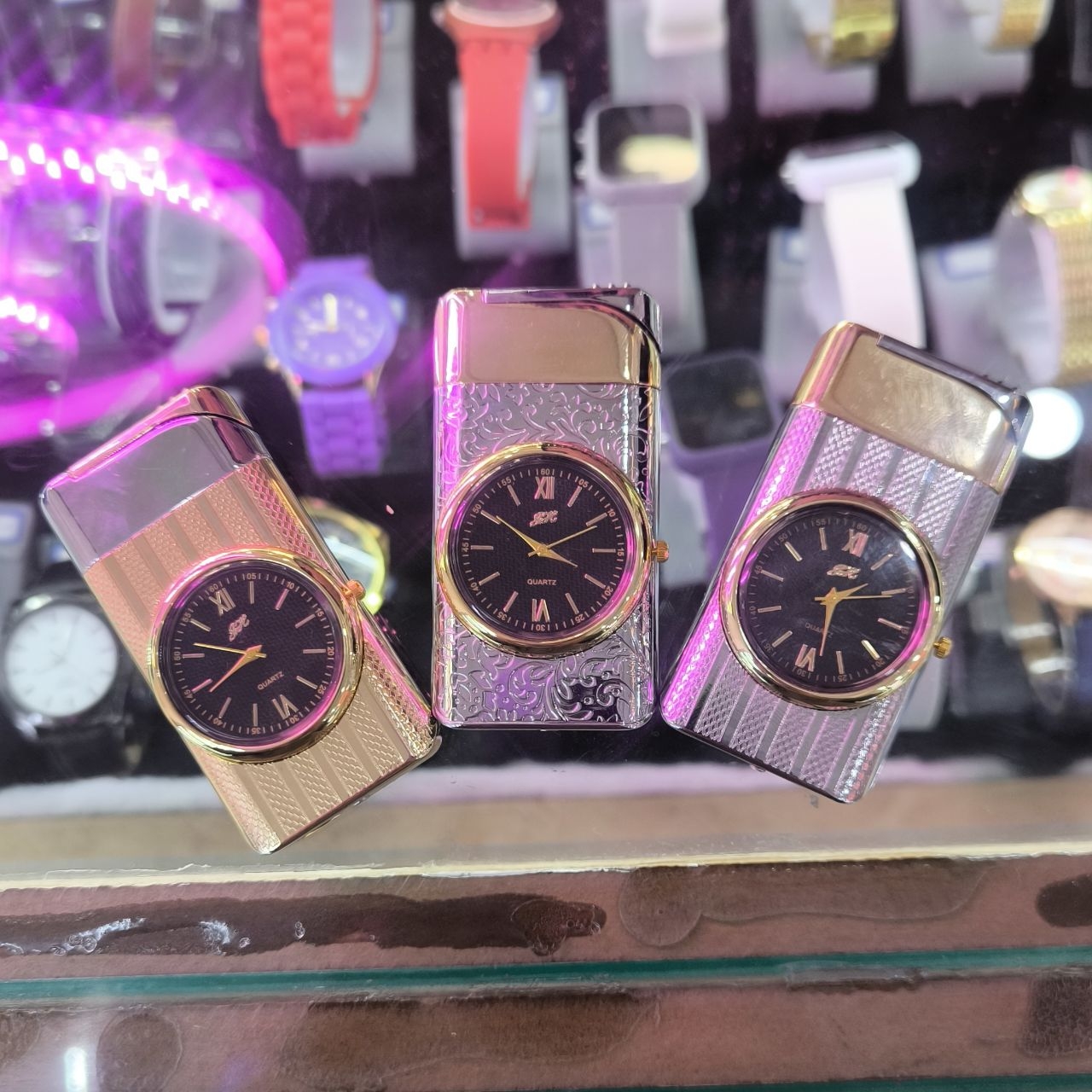  فندک دو برنالدی ساعت دار 