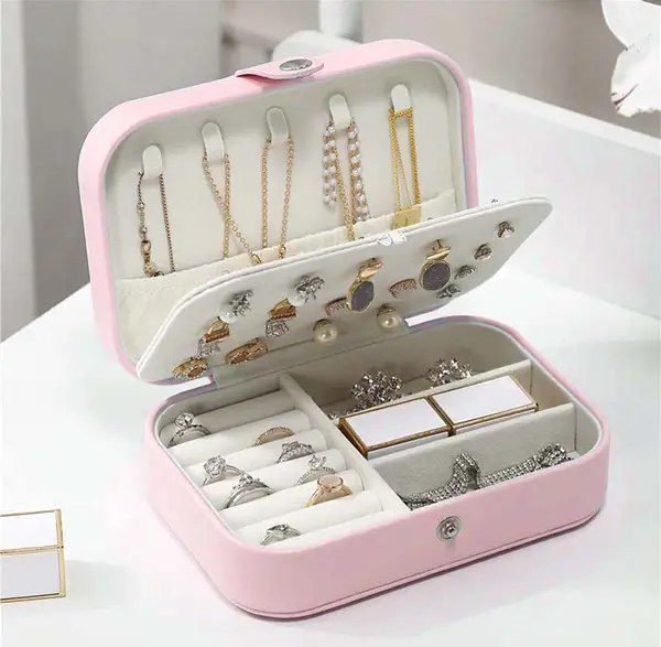  جعبه جواهرات چرم 