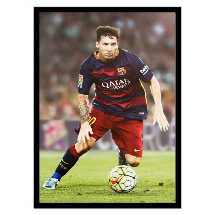 تابلو عکس فوتبالی مسی کد 2873