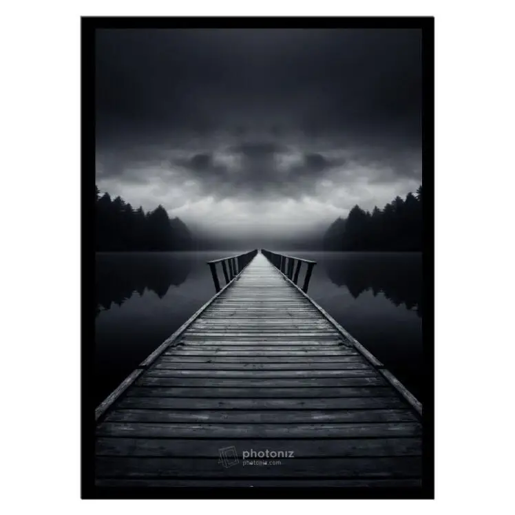 تابلو عکس سیاه و سفید کد 2186