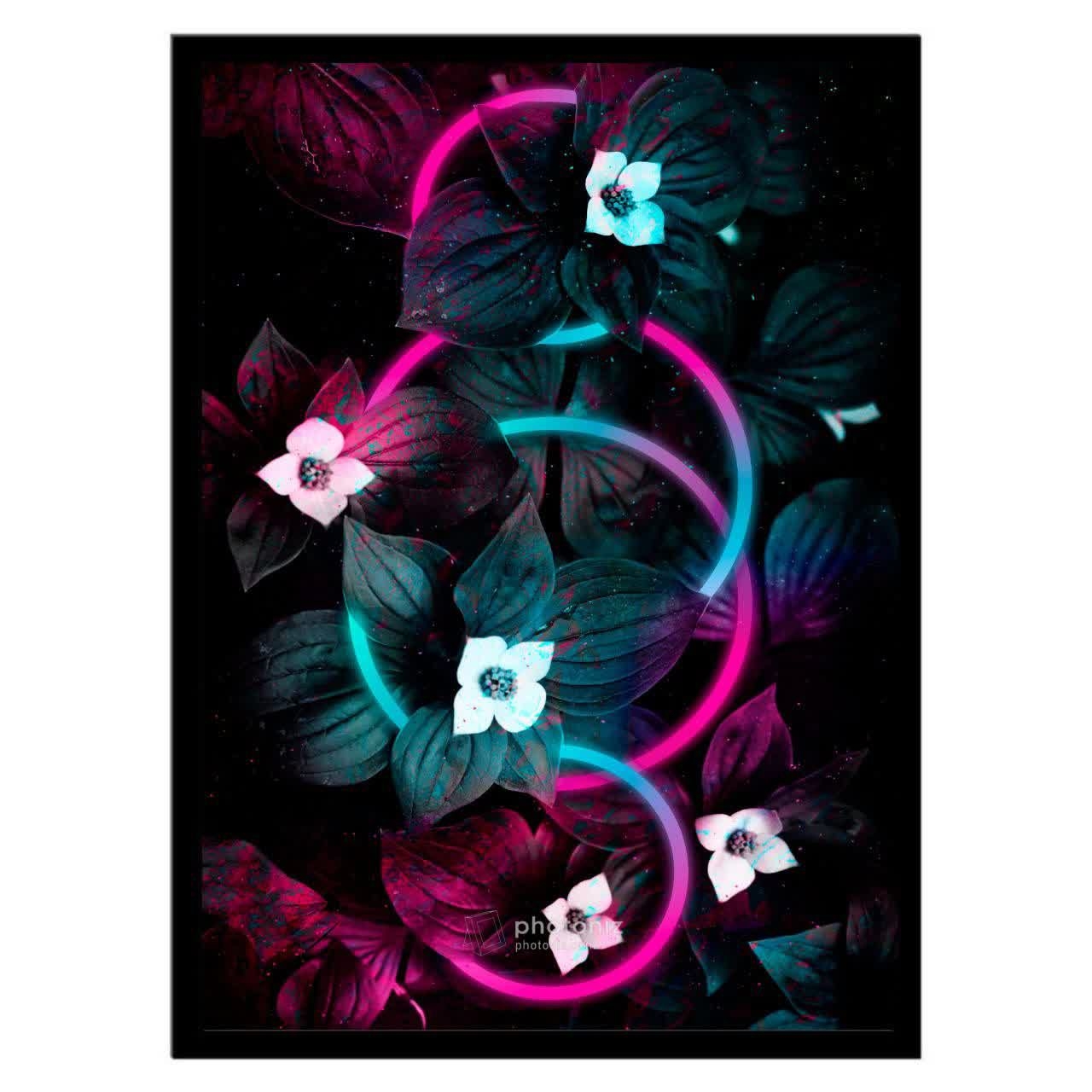 تابلو عکس گل و گیاه کد 2777 