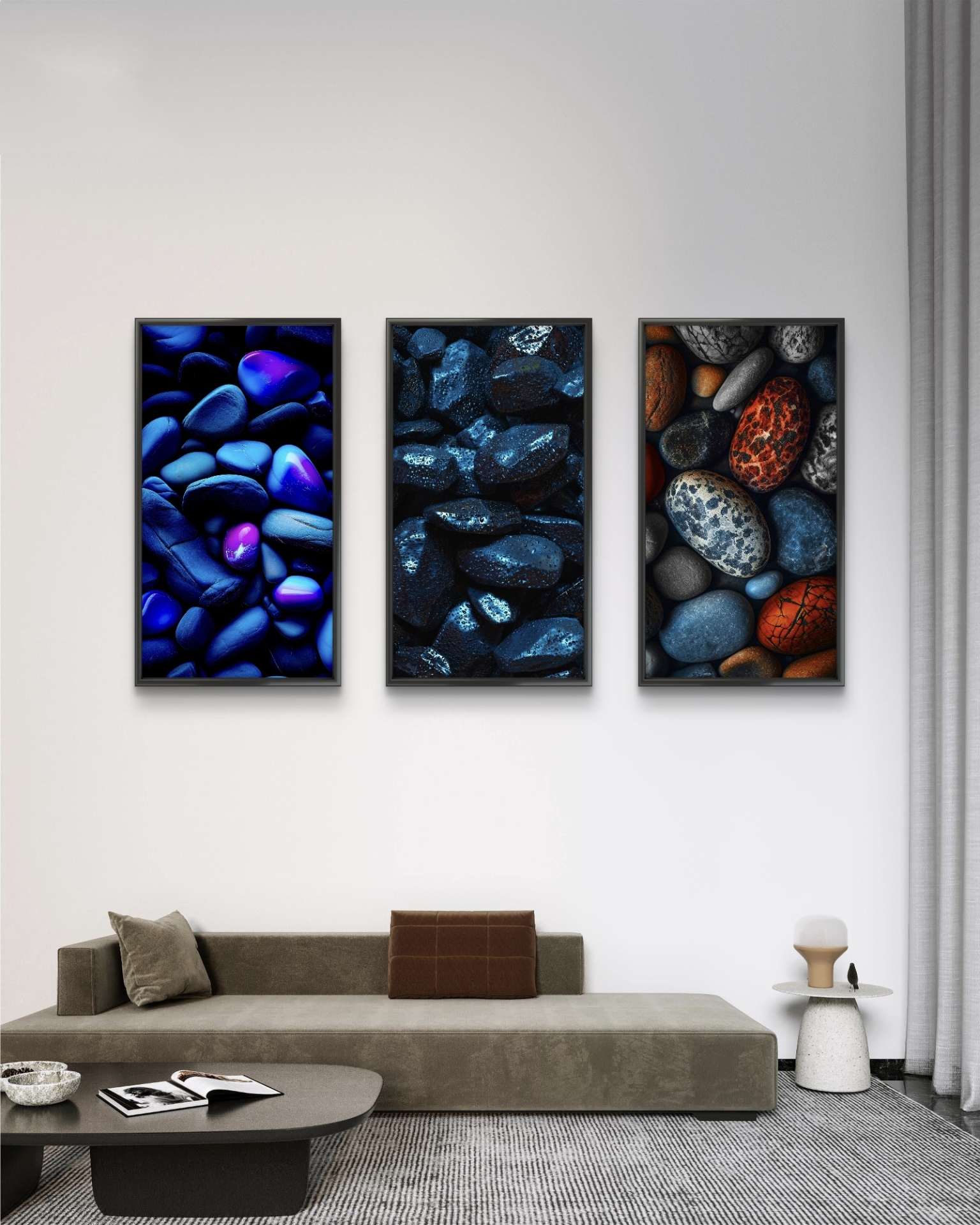  تابلو دکوراتیو سه تکه ( تریپتیک Triptych ) کد 8 