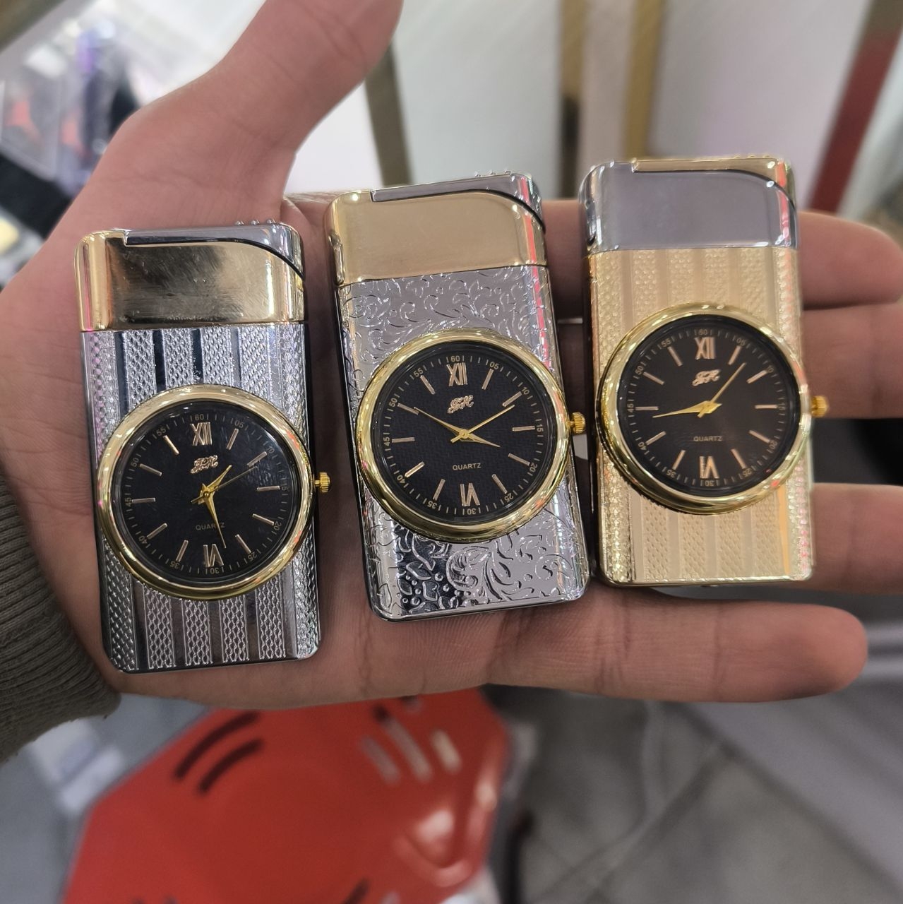  فندک دو برنالدی ساعت دار 