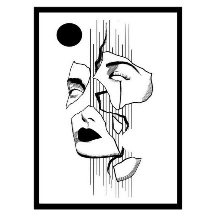 تابلو عکس مینیمال کد 2914