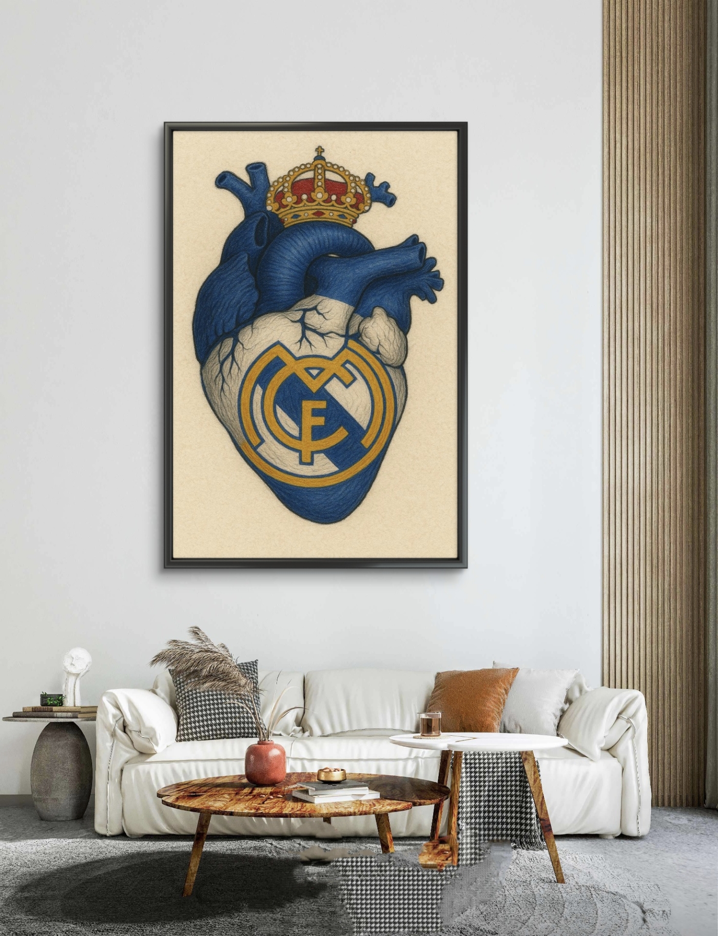  تابلو عکس فوتبالی رئال مادرید کد 2898 