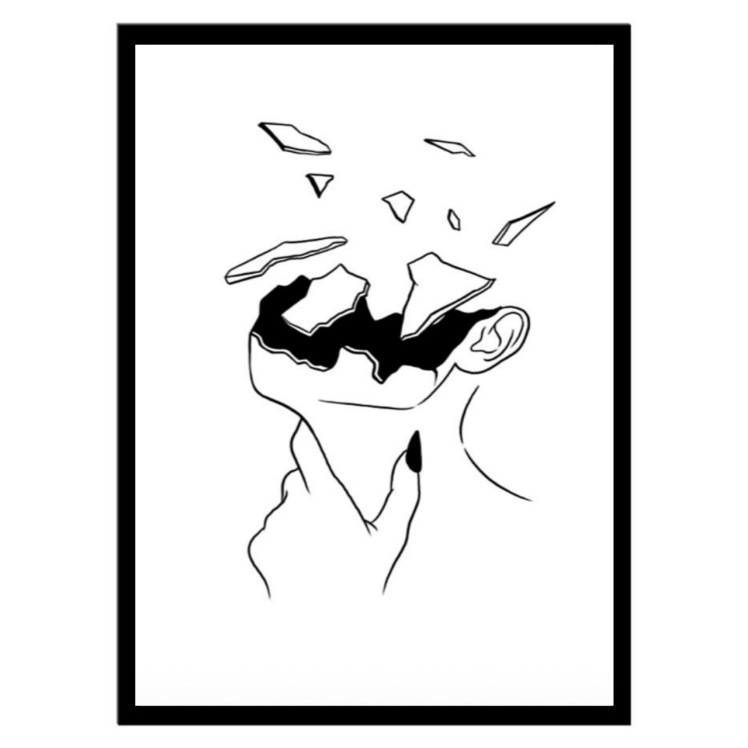 تابلو عکس مینیمال کد 2916