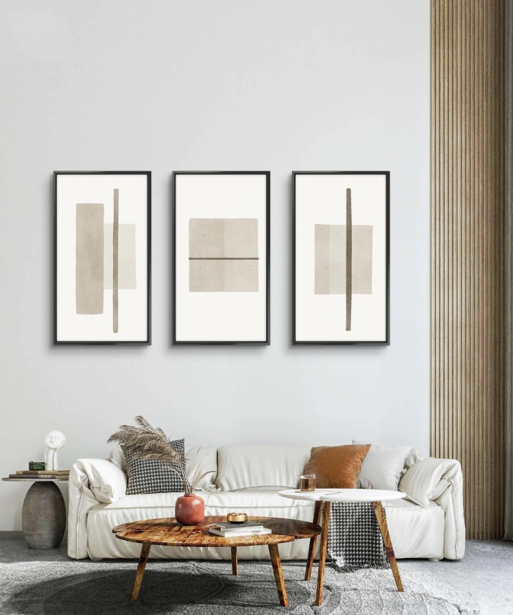 تابلو دکوراتیو سه تکه ( تریپتیک Triptych ) کد ۲