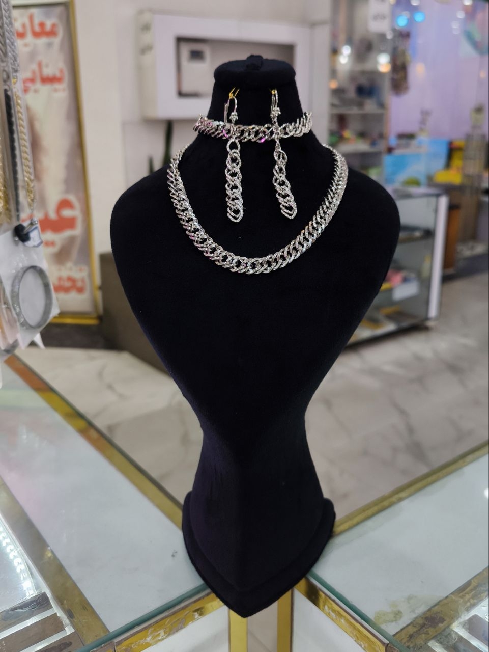  نیم ست جواهری آبکاری رادیوم 