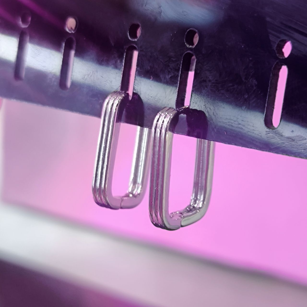  گوشواره استیل رنگ ثابت 