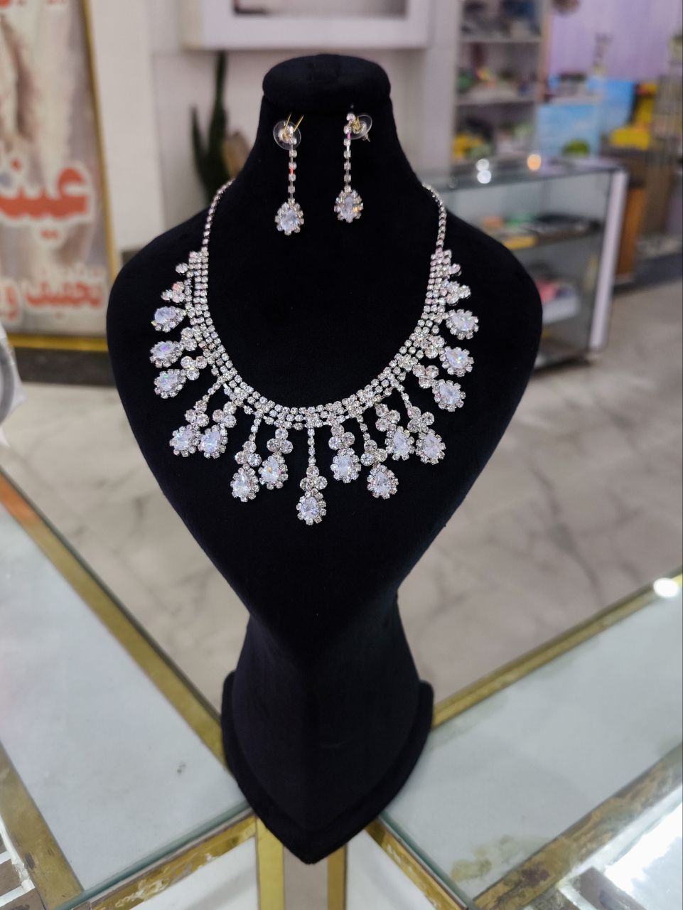  نیم ست جواهری آبکاری رادیوم 