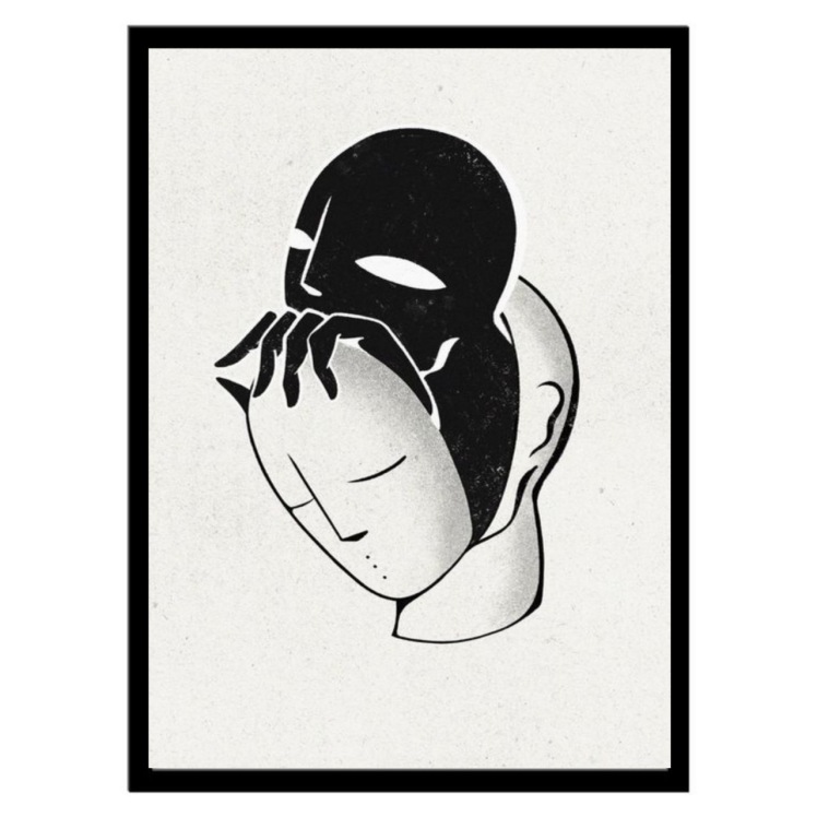 تابلو عکس مینیمال کد 2938