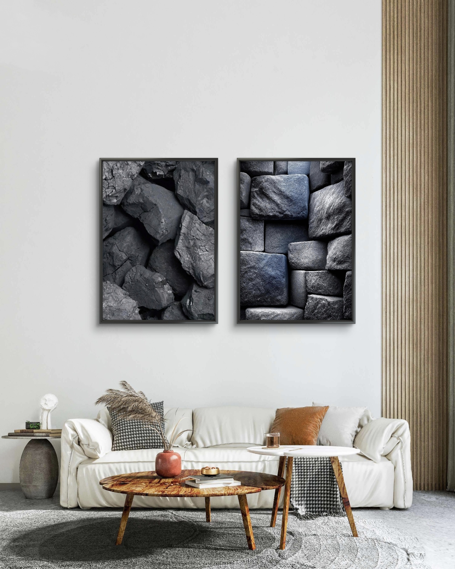  تابلو دکوراتیو دو تکه ( تریپتیک Triptych ) کد 10 