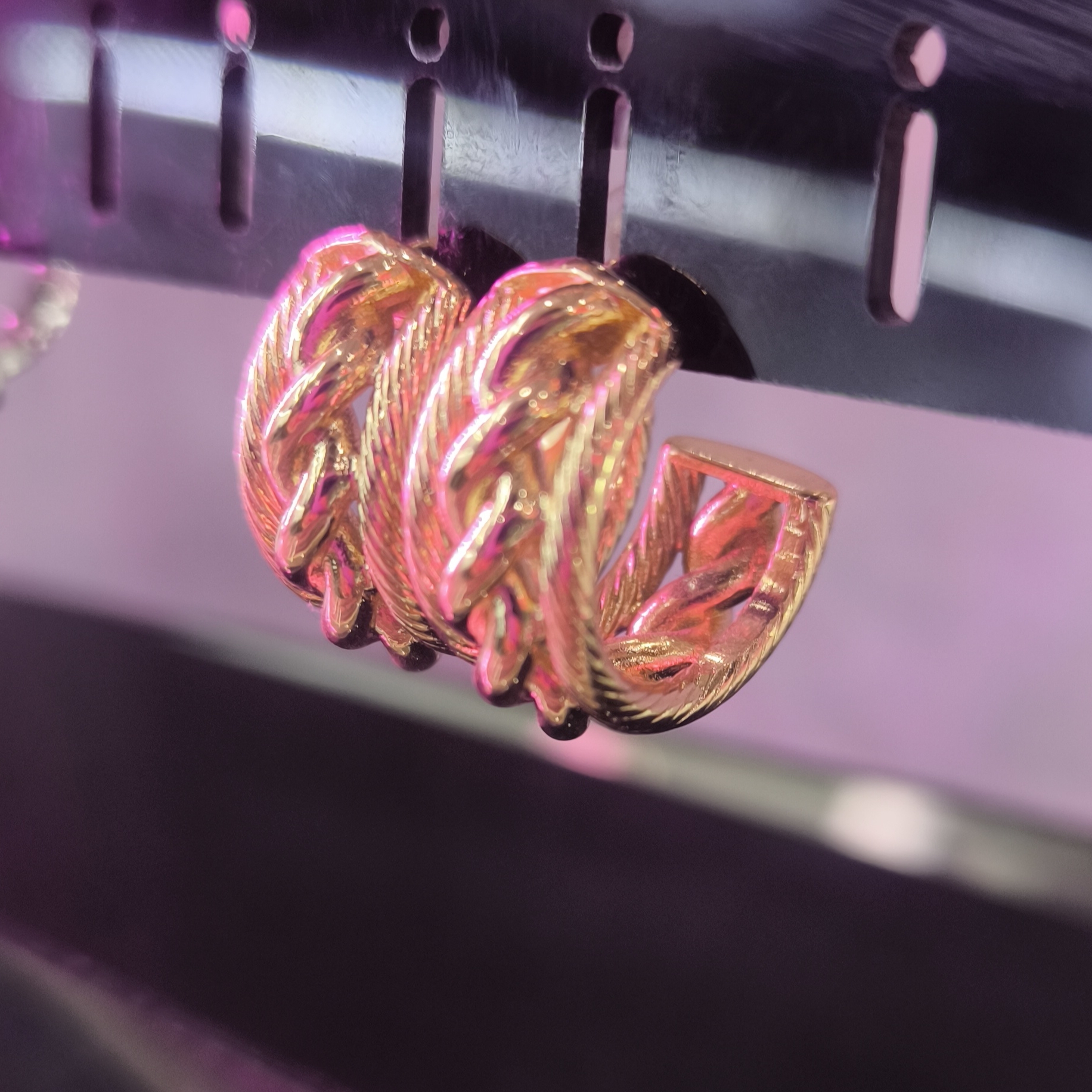  گوشواره استیل رنگ ثابت 