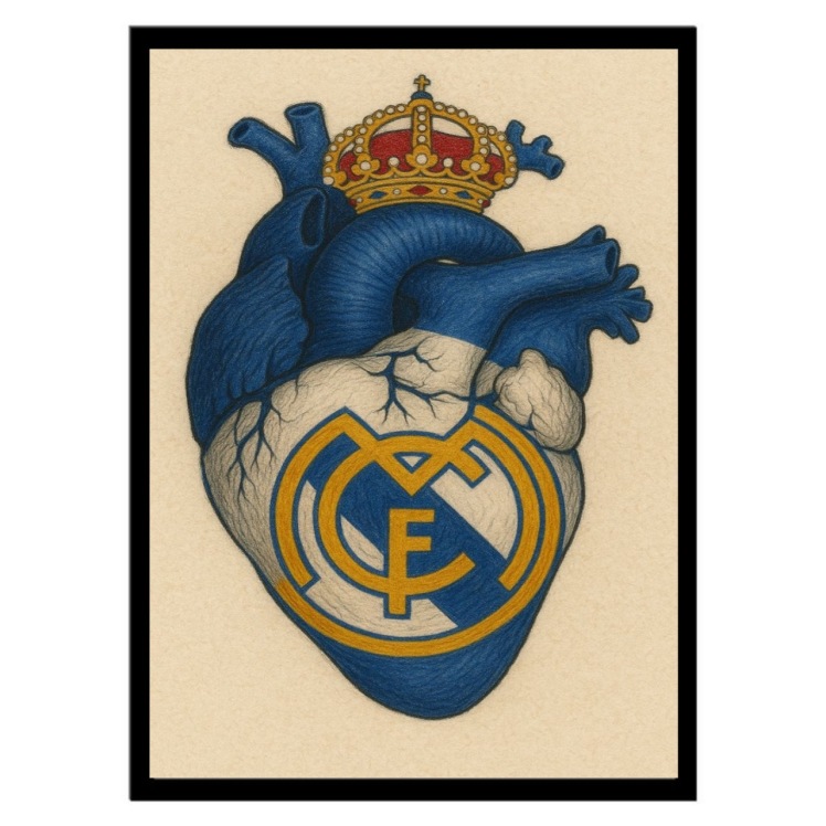 تابلو عکس فوتبالی رئال مادرید کد 2898