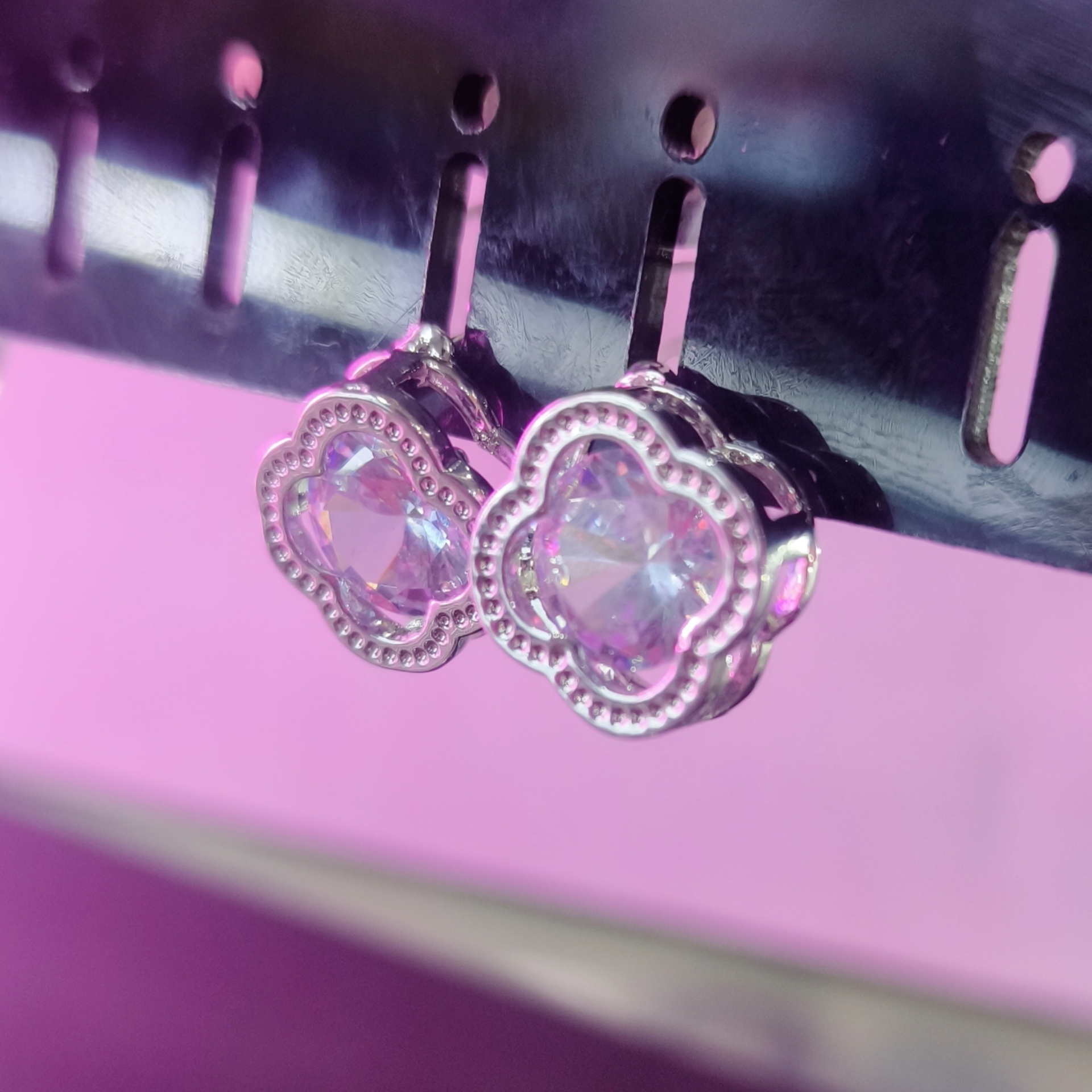  گوشواره استیل رنگ ثابت 