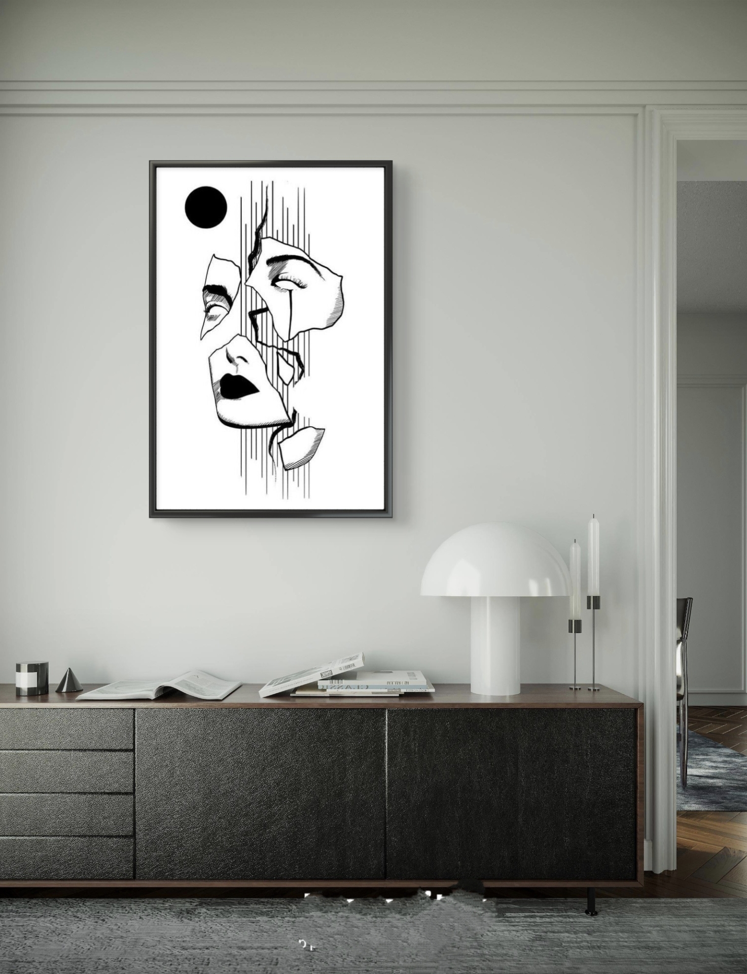 تابلو عکس مینیمال کد 2914