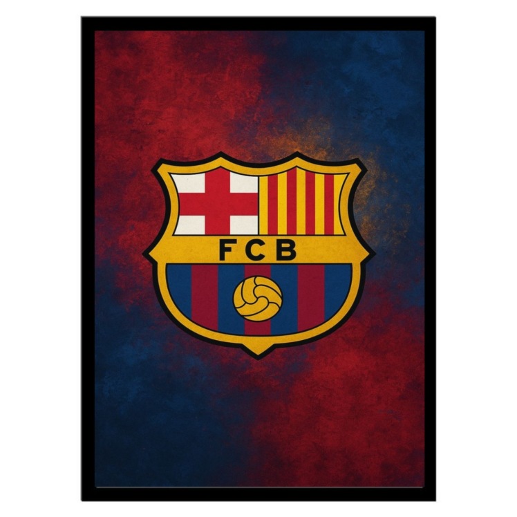 تابلو عکس فوتبالی بارسلونا کد 2896