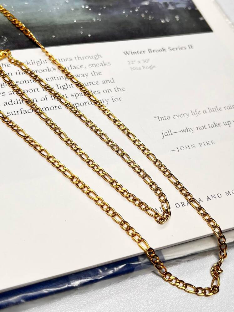 نیم ست کارتیر - دستبند و گردنبند استیل