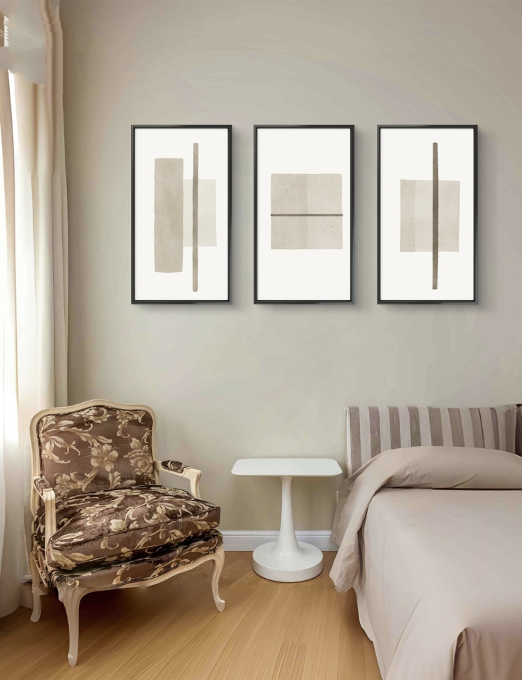 تابلو دکوراتیو سه تکه ( تریپتیک Triptych ) کد ۲