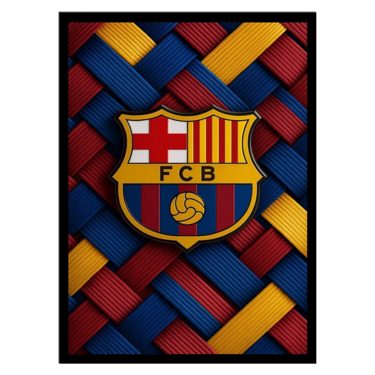  تابلو عکس فوتبالی بارسلونا کد 2897 