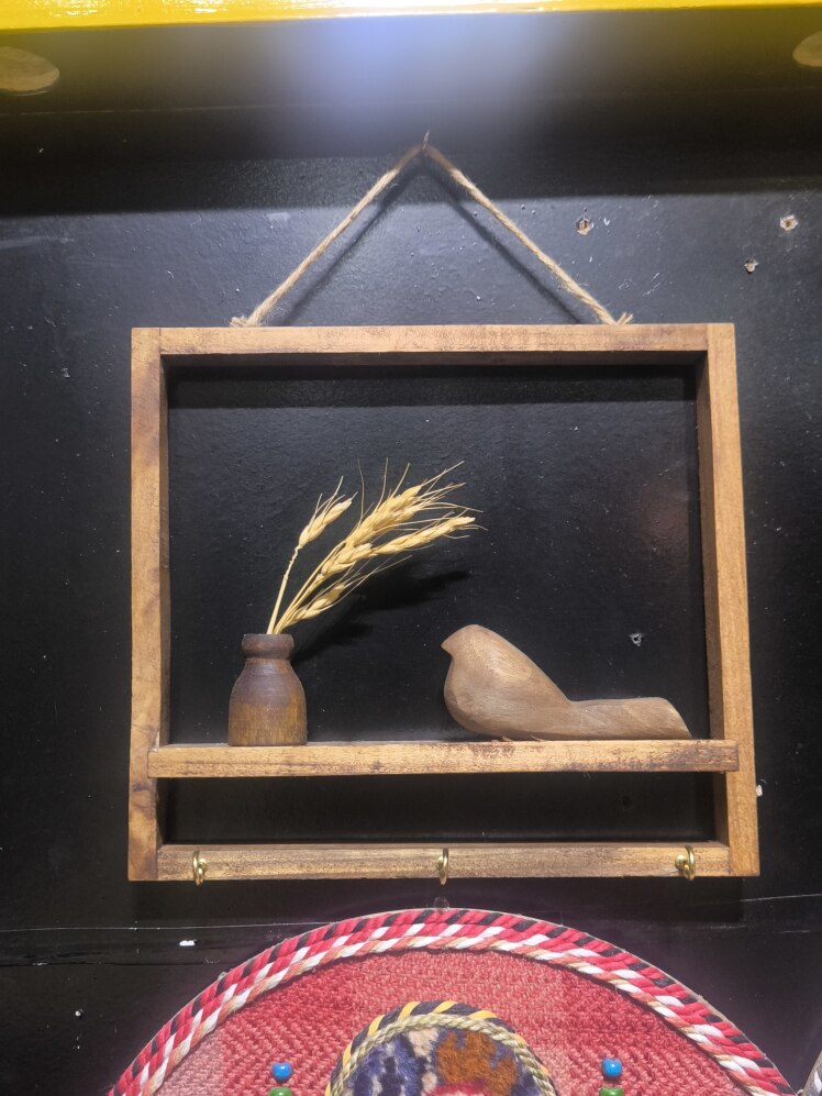 جاکلیدی دیواری چوب گردو کد 45