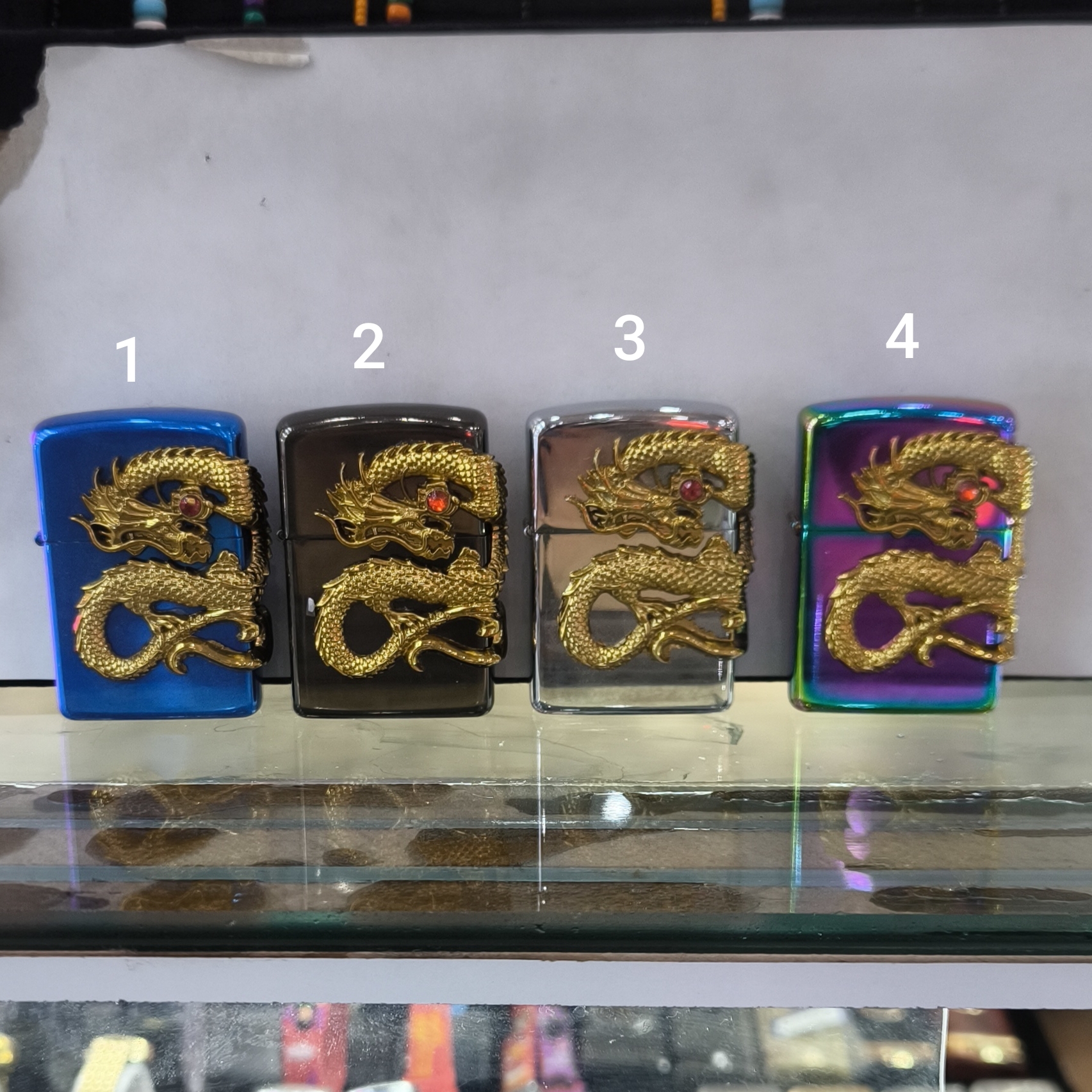  فندک اژدها طرح زیپو 