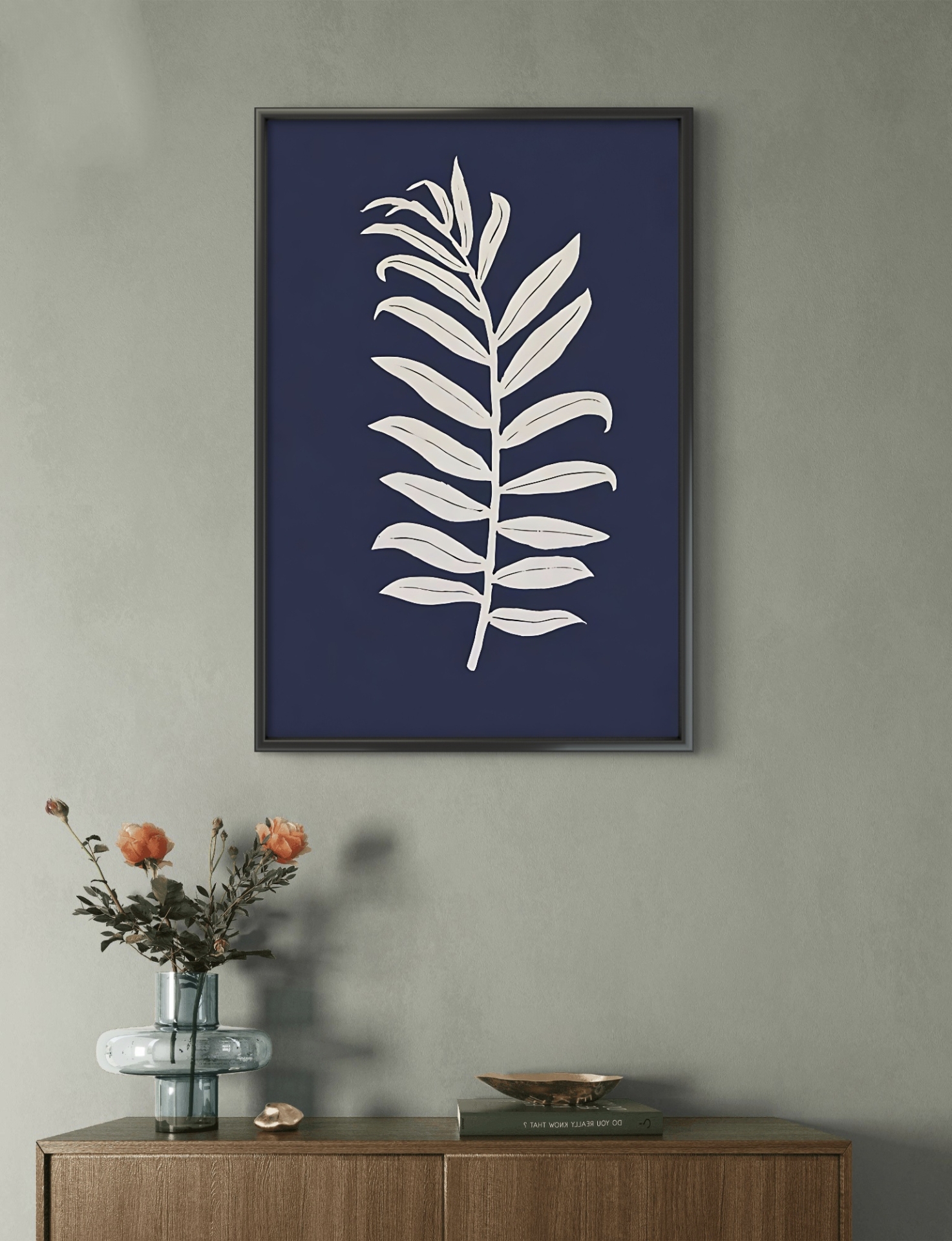  تابلو عکس برگ مدرن کد 286۳ 