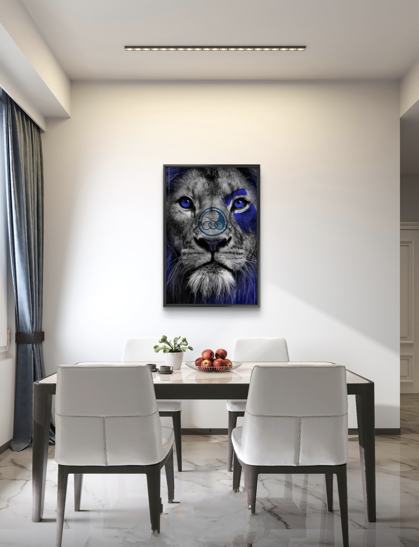  تابلو عکس فوتبالی استقلال کد 2895 