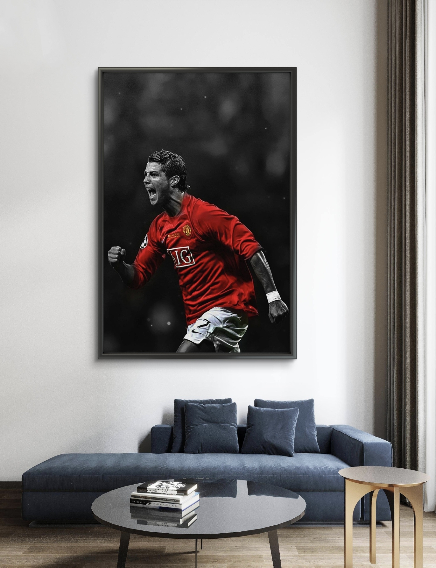  تابلو عکس فوتبالی رونالدو کد 2867 