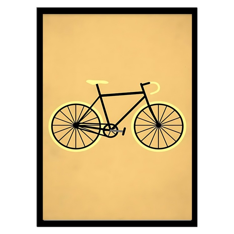 تابلو عکس دوچرخه مدرن کد 2862
