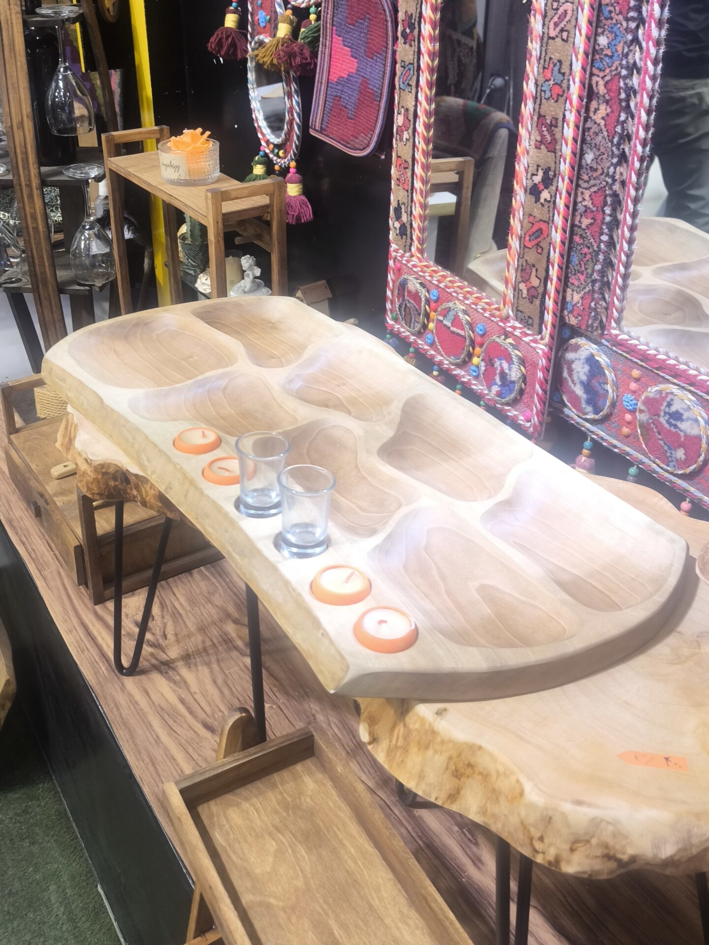  اردو خوری چوب گردو کد 20 