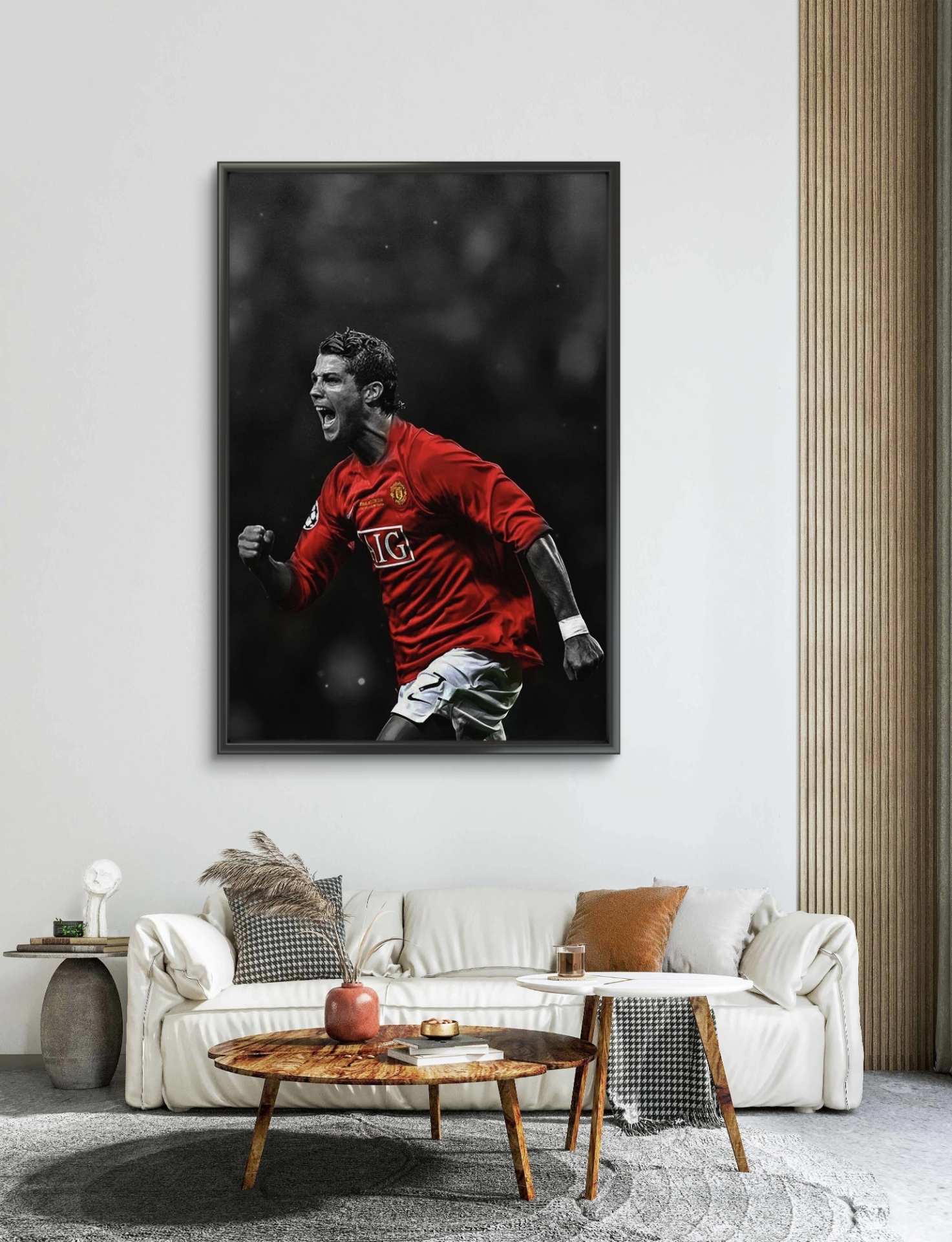  تابلو عکس فوتبالی رونالدو کد 2867 