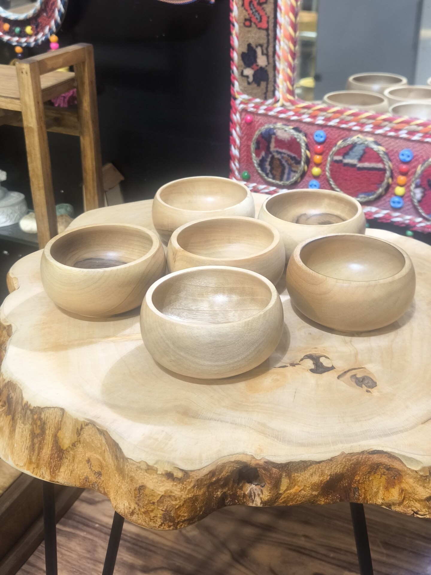  آجیل خوری قطر 10 چوب گردو کد 19 