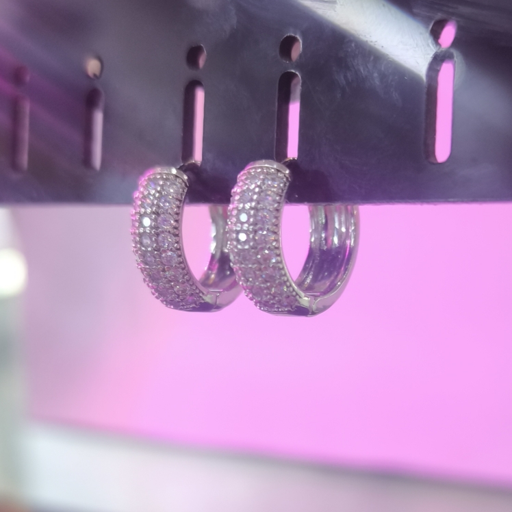 گوشواره استیل رنگ ثابت