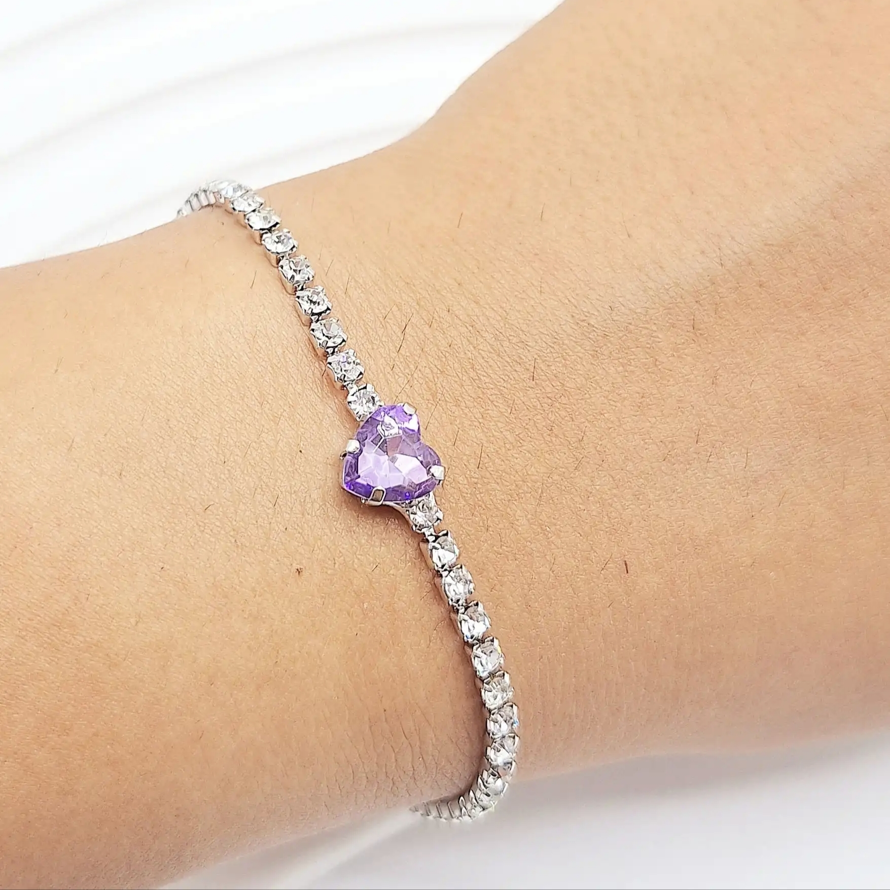  دستبند تنیسی زنانه 