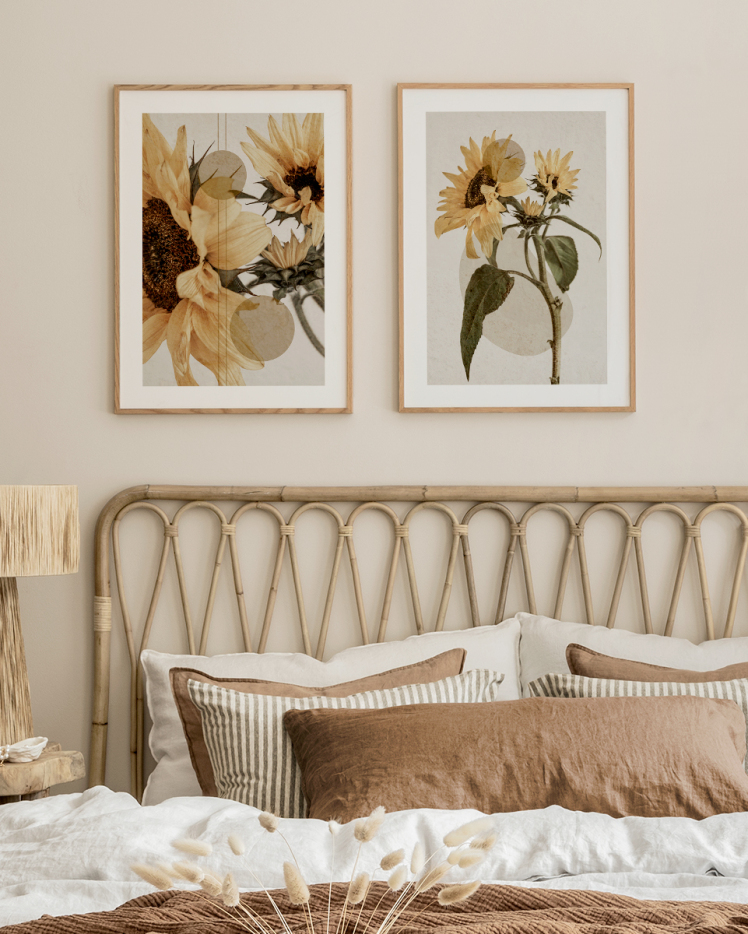 تابلو دکوراتیو دو تکه ( تریپتیک Triptych ) کد 156