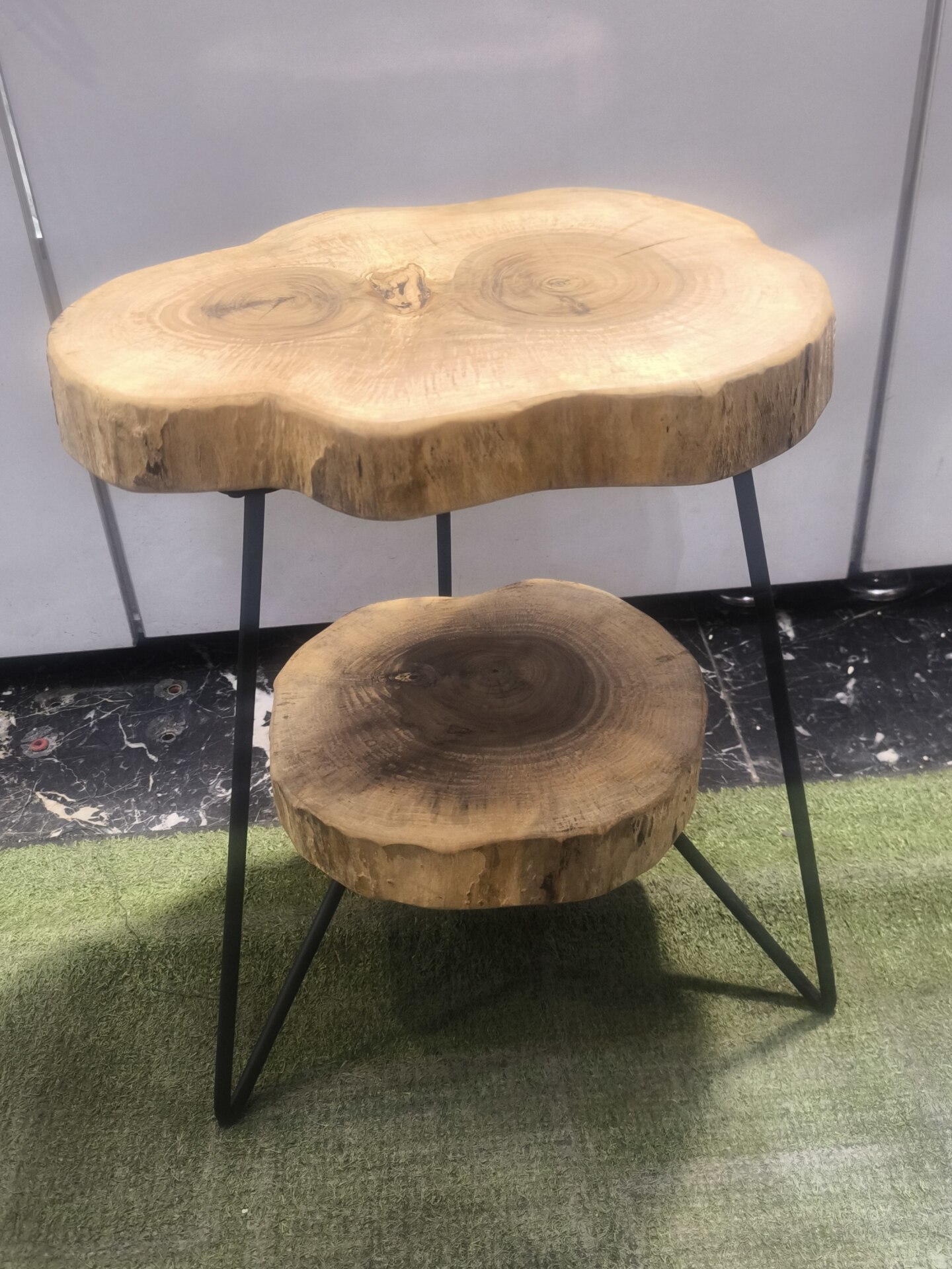  عسلی دو طبقه چوب گردو کد 3 