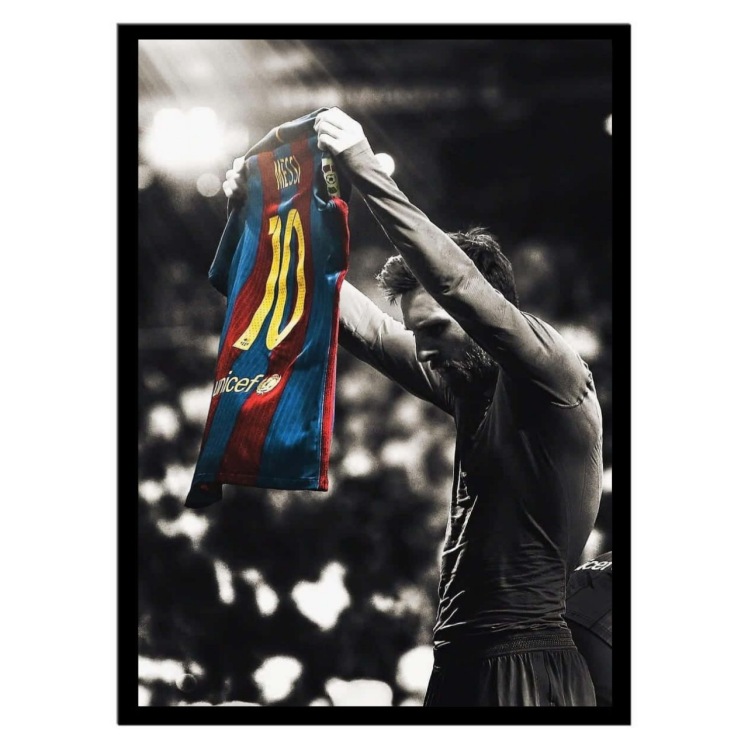 تابلو عکس فوتبالی مسی کد 2872
