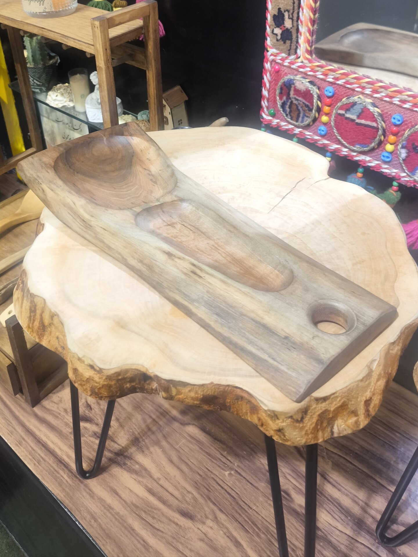  اردو خوری 2 خانه چوب گردو کد 22 